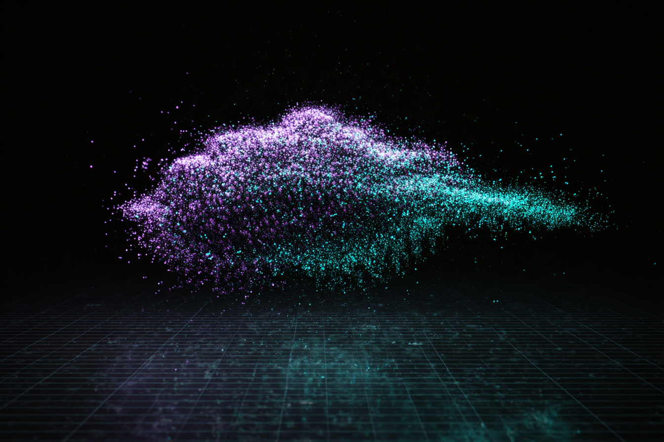 A single Nexar Particle - intimate low-hovering cloud